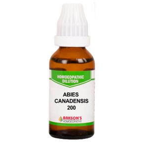 BAKSON'S HOMEOPATHY ABIES CANADENSIS DILUTION 200 - PACK OF 3 (30 ML EACH)