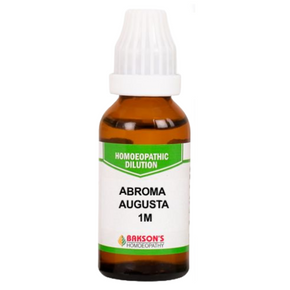 BAKSON'S HOMEOPATHY ABROMA AUGUSTA DILUTION 1M - PACK OF 3 (30 ML EACH)