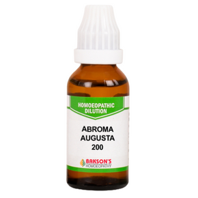 BAKSON'S HOMEOPATHY ABROMA AUGUSTA DILUTION 200 - PACK OF 3 (30 ML EACH)