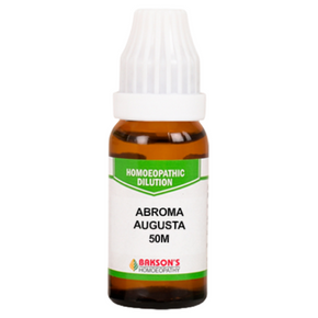 BAKSON'S HOMEOPATHY ABROMA AUGUSTA DILUTION 50M - PACK OF 2 (10 ML EACH)