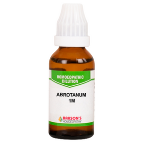 BAKSON'S HOMEOPATHY ABROTANUM DILUTION 1M - PACK OF 3 (30 ML EACH)