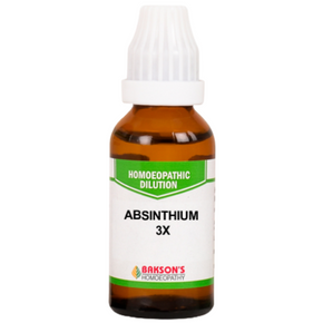 BAKSON'S HOMEOPATHY ABSINTHIUM DILUTION 3X - PACK OF 4 (30 ML EACH)