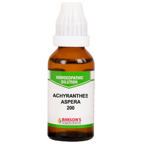 BAKSON'S HOMEOPATHY ACHYRANTHES ASPERA DILUTION 200 - PACK OF 3 (30 ML EACH)