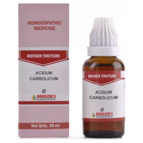 BAKSON'S HOMEOPATHY ACIDUM CARBOLICUM MOTHER TINCTURE Q - PACK OF 2 (30 ML EACH)