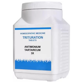 BAKSON'S HOMEOPATHY ANTIMONIUM TARTARICUM 3X TABLETS