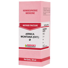 BAKSON'S HOMEOPATHY ARNICA MONTANA (EXT) MOTHER TINCTURE Q - PACK OF 2 (30 ML EACH)