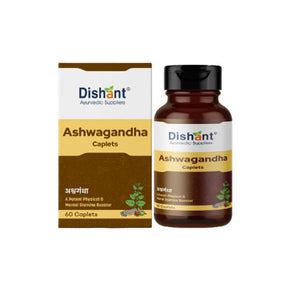 DISHANT ASHWAGANDHA CAPLET - PACK OF 2 (60 CAPLETS EACH)