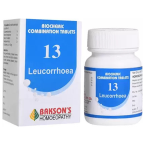 BAKSON'S HOMEOPATHY BIOCHEMIC COMBINATION #13 (LEUCORRHOEA)