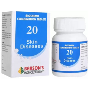 BAKSON'S HOMEOPATHY BIOCHEMIC COMBINATION #20 (SKIN DISEASES)