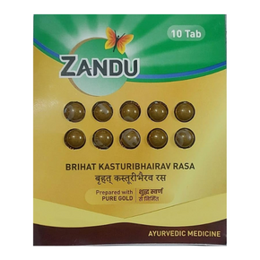 BRIHAT KASTURIBHAIRAV RASA (GOLD) (10 TABLETS)