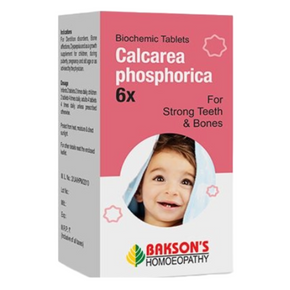 BAKSON'S HOMOEOPATHY CALCAREA PHOSPHORICA - 6X - PACK OF 2 (20 GM EACH)