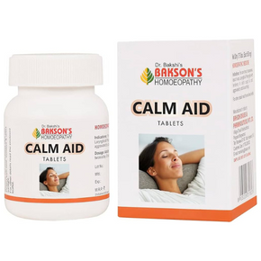 BAKSON'S HOMEOPATHY CALM AID TABLETS - PACK OF 2 (75 TABLETS EACH)