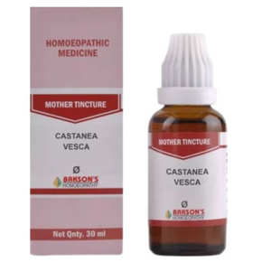 BAKSON'S HOMEOPATHY CASTANEA VESCA MOTHER TINCTURE Q - PACK OF 3 (30 ML EACH)