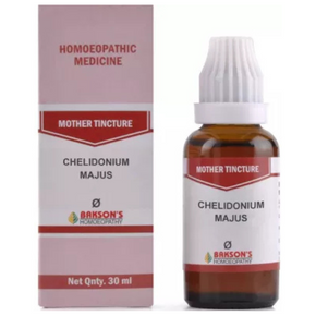 BAKSON'S HOMEOPATHY CHELIDONIUM MAJUS MOTHER TINCTURE Q - PACK OF 3 (30 ML EACH)