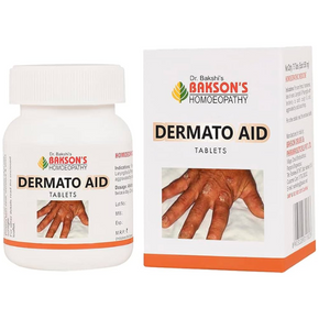 BAKSON'S HOMEOPATHY DERMATO AID TABLETS - PACK OF 2 (75 TABLETS EACH)