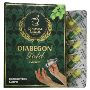 DINDAYAL DIABEGON CAPSULE (GOLD - 10 CAPS)