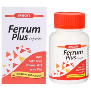 BAKSON'S FERRUM PLUS CAPSULES - PACK OF 2 (30 CAPSULES EACH)