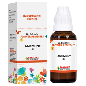 DR. BAKSHI'S FLOWER REMEDIES AGRIMONY 30 - PACK OF 3 (30 ML EACH)