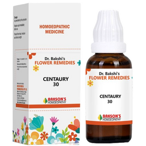 DR. BAKSHI'S FLOWER REMEDIES CENTAURY 30 - PACK OF 3 (30 ML EACH)