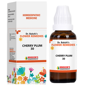 DR. BAKSHI'S FLOWER REMEDIES CHERRY PLUM 30 - PACK OF 3 (30 ML EACH)