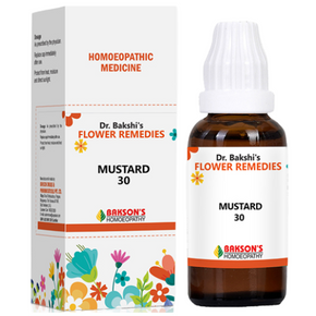 DR. BAKSHI'S FLOWER REMEDIES MUSTARD 30 - PACK OF 3 (30 ML EACH)