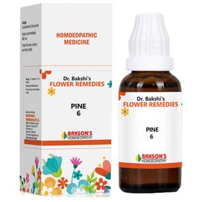 DR. BAKSHI'S FLOWER REMEDIES PINE 6 - PACK OF 3 (30 ML EACH)