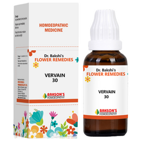 DR. BAKSHI'S FLOWER REMEDIES VERVAIN 30 - PACK OF 3 (30 ML EACH)