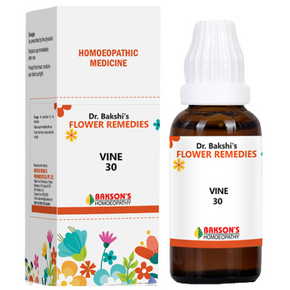 DR. BAKSHI'S FLOWER REMEDIES VINE 30 - PACK OF 3 (30 ML EACH)