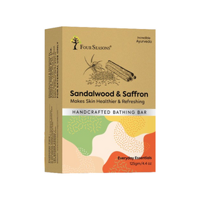 Four Seasons Ayurveda Sandalwood and Saffron Bathing Bar (125 GM)