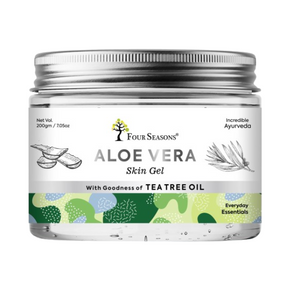 Four Seasons Ayurveda Aloe Vera Gel with Tea Tree Oil (200 GM)