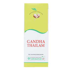 VAIDYARATNAM GANDHA THAILAM - PACK OF 5 (10 ML EACH)