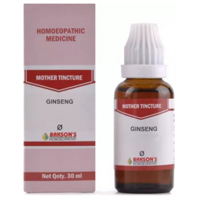 BAKSON'S HOMEOPATHY GINSENG MOTHER TINCTURE Q (30 ML)