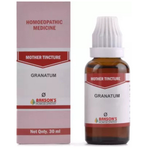 BAKSON'S HOMEOPATHY GRANATUM MOTHER TINCTURE Q - PACK OF 3 (30 ML EACH)