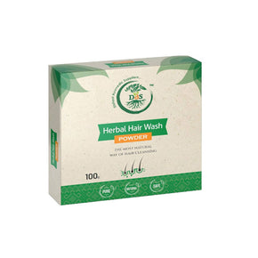 DISHANT HERBAL HAIR WASH POWDER - PACK OF 4 (100 GM EACH)