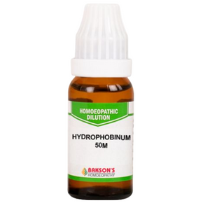 BAKSON'S HOMEOPATHY HYDROPHOBINUM DILUTION 50M - PACK OF 2 (10 ML EACH)