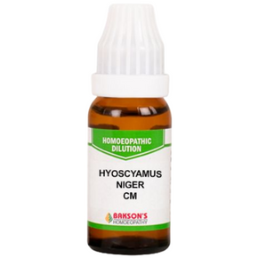 BAKSON'S HOMEOPATHY HYOSCYAMUS NIGER DILUTION CM - PACK OF 2 (10 ML EACH)