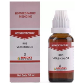 BAKSON'S HOMEOPATHY IRIS VERSICOLOR MOTHER TINCTURE Q - PACK OF 3 (30 ML EACH)