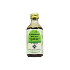 KOTTAKKAL AYURVEDA LASUNAIRANDADI KASHAYAM - PACK OF 3 (200 ML EACH)