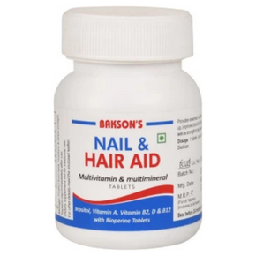 BAKSON'S HOMOEOPATHY NAIL AND HAIR AID TABLET - PACK OF 2 (30 TABLETS EACH)