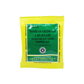 KOTTAKKAL AYURVEDA NIMBAHARIDRADI CHURNAM - PACK OF 14 (10 GM EACH)