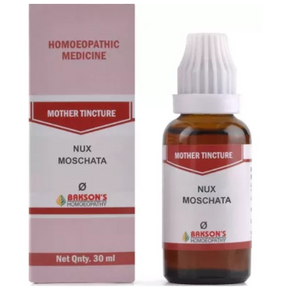 BAKSON'S HOMEOPATHY NUX MOSCHATA MOTHER TINCTURE Q - PACK OF 3 (30 ML EACH)