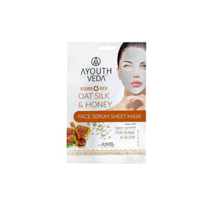 OAT SILK & HONEY FACE SERUM SHEET MASK (20 GM)