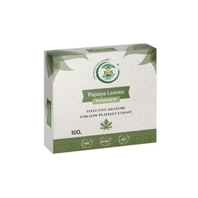 DISHANT PAPAYA LEAVES POWDER - PACK OF 4 (100 GM EACH)