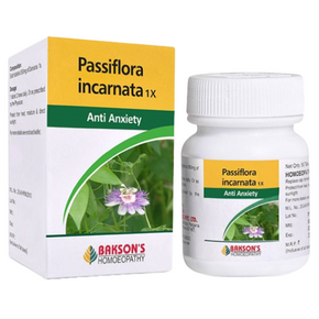 BAKSON'S HOMEOPATHY PASSIFLORA INCARNATA 1X - PACK OF 2 (50 TABLETS EACH)