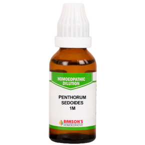 BAKSON'S HOMEOPATHY PENTHORUM SEDOIDES DILUTION 1M - PACK OF 3 (30 ML EACH)