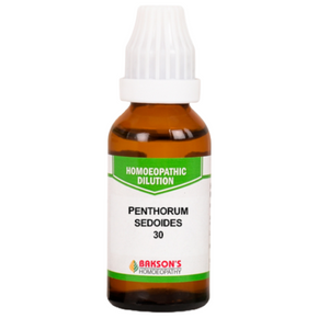 BAKSON'S HOMEOPATHY PENTHORUM SEDOIDES DILUTION 30 - PACK OF 4 (30 ML EACH)