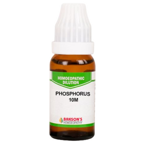 BAKSON'S HOMEOPATHY PHOSPHORUS DILUTION 10M - PACK OF 2 (10 ML EACH)