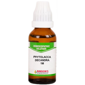 BAKSON'S HOMEOPATHY PHYTOLACCA DECANDRA DILUTION 1M - PACK OF 3 (30 ML EACH)