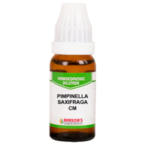 BAKSON'S HOMEOPATHY PIMPINELLA SAXIFRAGA DILUTION CM - PACK OF 2 (10 ML EACH)