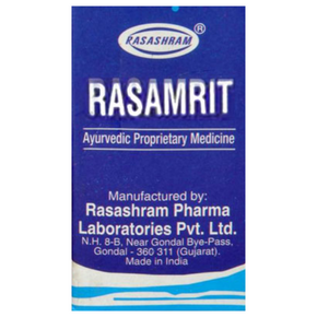 RASASHRAM RASAMRIT TABLETS - PACK OF 3 (20 TABS EACH)